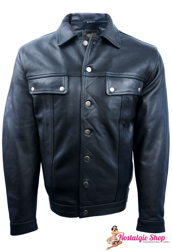 Rock n Roll Lederjacke,50er Rockabilly , die beste Qualität