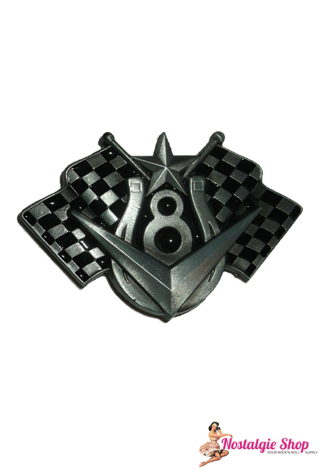 Buckle V8 Racing Flaggen