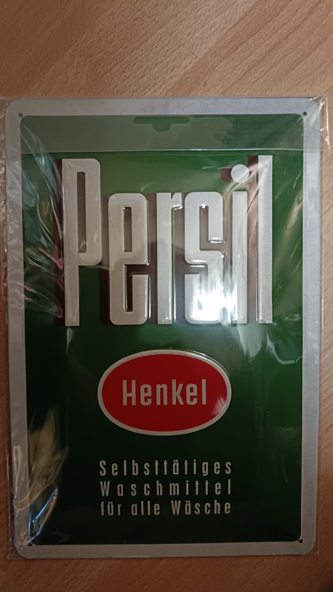 Persil Werbeschild Blech
