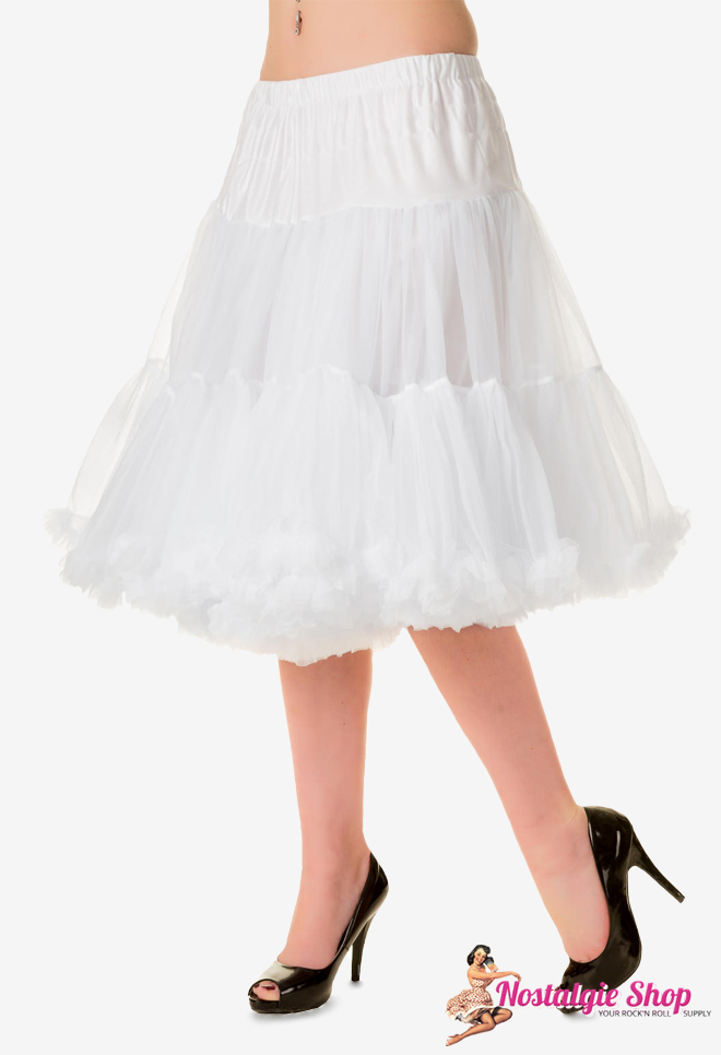 Petticoat Lang - weiß