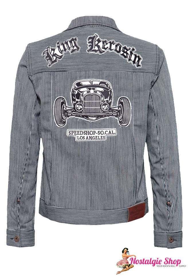 King Kerosin - Jeansjacke Speedshop SoCal