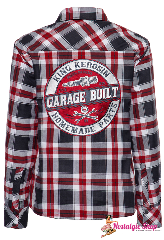King Kerosin - Outdoor Funktionshemd/Jacke Garage Built mit Softshell Innenfutter