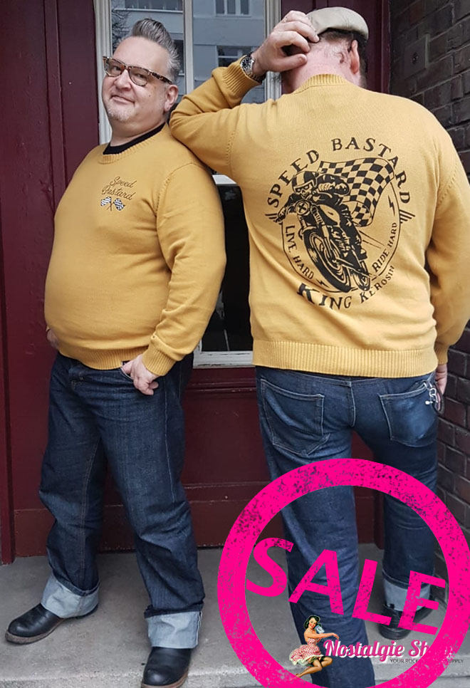 King Kerosin Pullover - Speed Bastard, UK Cafe Racer