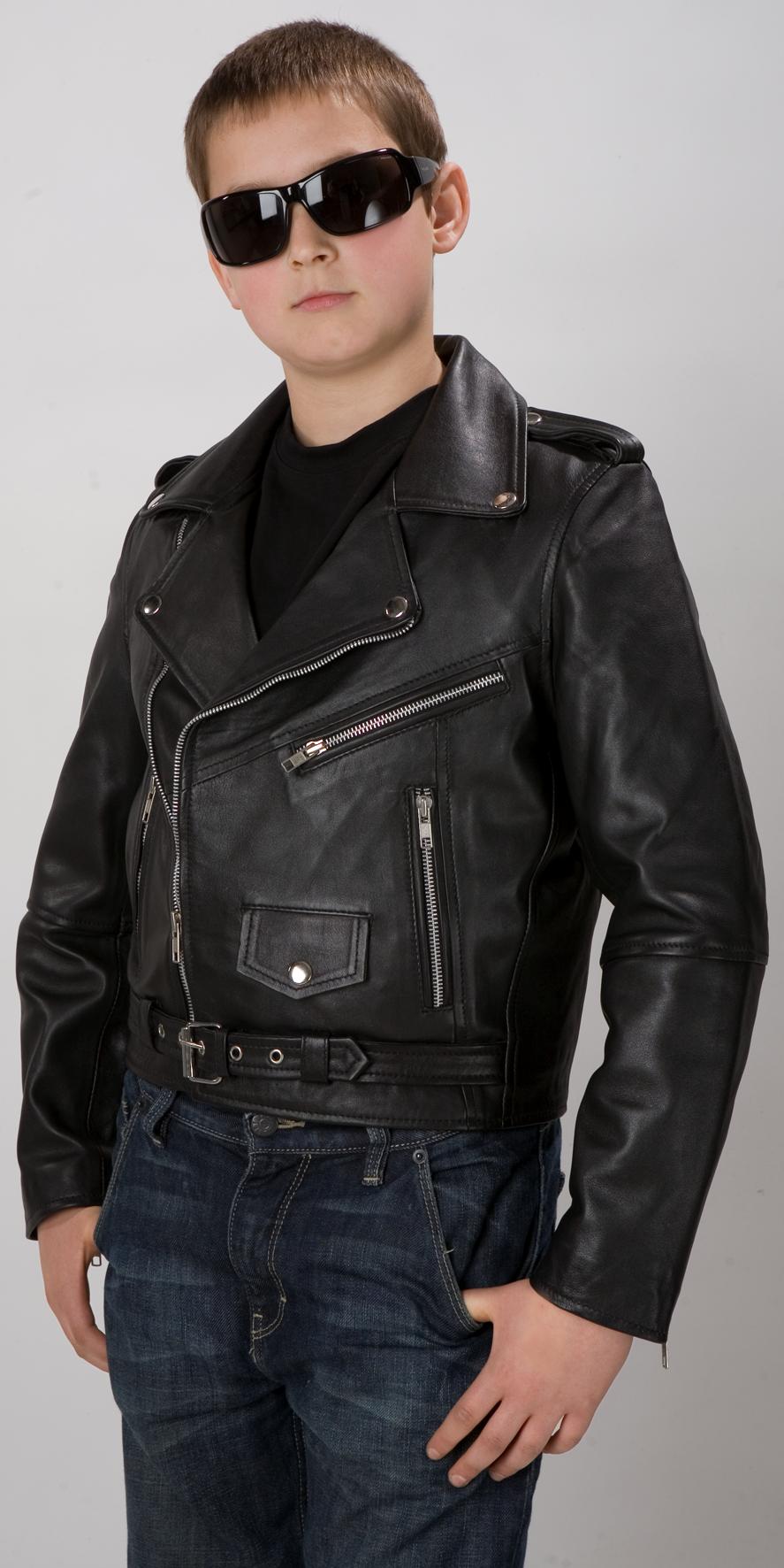 Kinder Lederjacke