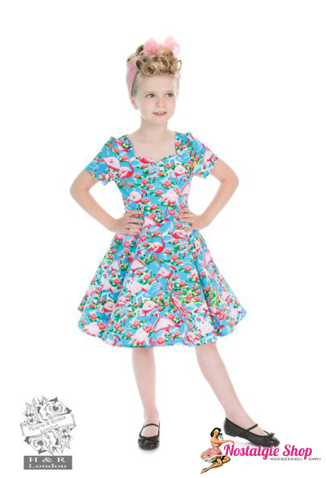 Hearts & Roses Kinderkleid Flamingos Petticoat Dress