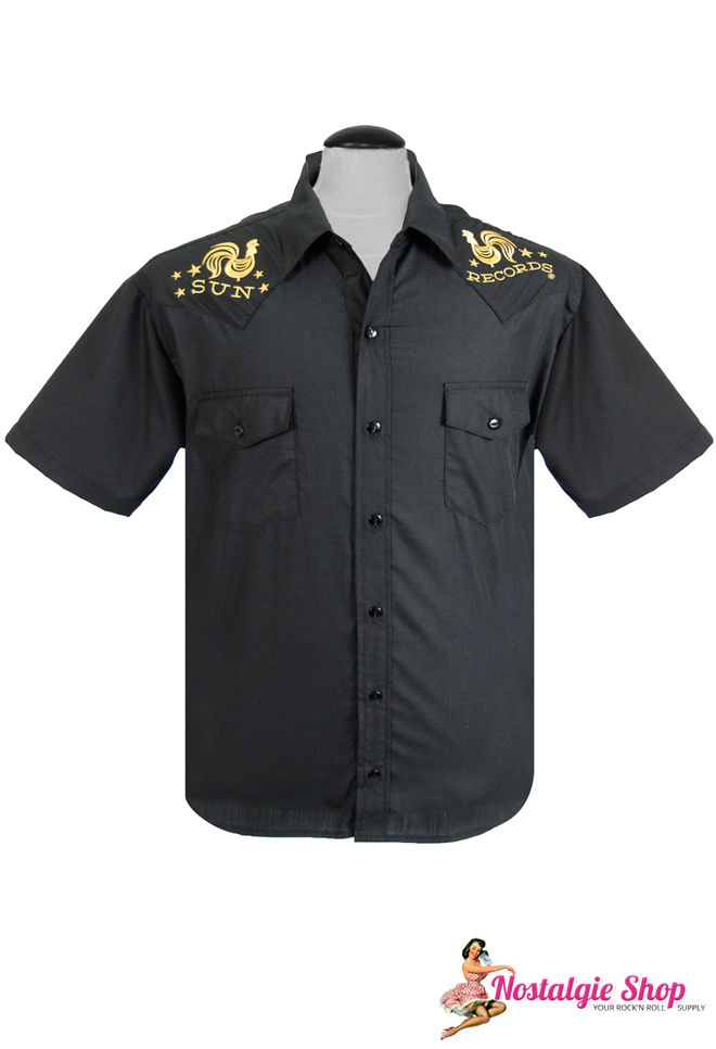 Steady Retro Western Shirt - Sun Records Rooster Crown